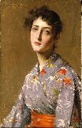 William Merrit Chase, Girl in a Japanese Costume
